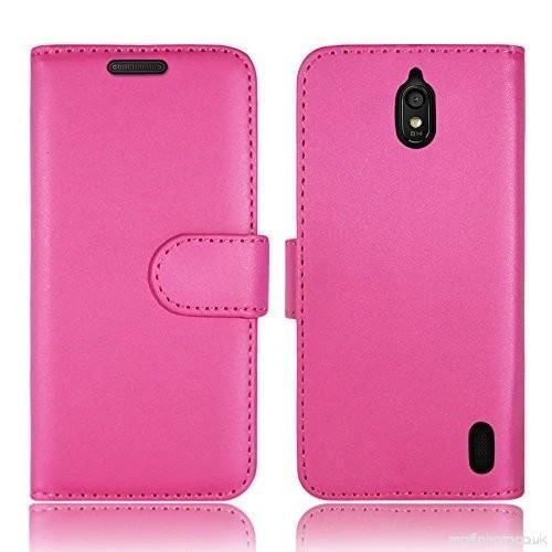 SAMSUNG GALAXY NOTE EDGE BOOK FLIP CASE HOT PINK